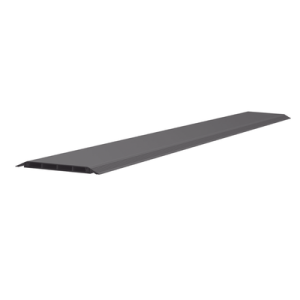 canaleta de piso de 4 vías, material pvc rígido, 6 ft de largo, 176 mm de ancho, color negro