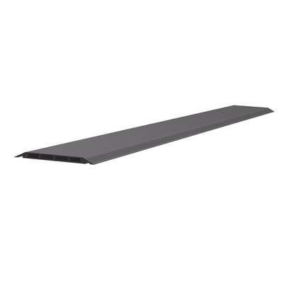 canaleta de piso de 4 vías, material pvc rígido, 6 ft de largo, 176 mm de ancho, color negro canaleta de piso de 4 vías, material pvc rígido, 6 ft de largo, 176 mm de ancho, color negro