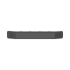 unión recta para canaleta de piso afr4bcbl6, material pvc rígido, color negro