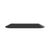 tapa final para canaleta de piso afr4bcbl6, material pvc rígido, color negro