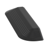 tapa final para canaleta de piso afr4bcbl6, material pvc rígido, color negro