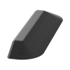 tapa final para canaleta de piso afr4bcbl6, material pvc rígido, color negro
