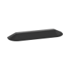tapa final para canaleta de piso afr4bcbl6, material pvc rígido, color negro