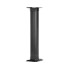 accesorio de conexión a mesa, para uso con canaleta de piso afr4bcbl6, material pvc rígido, color negro