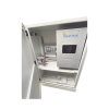 estacion de inversor hibrido de 8 kw con 4 baterías de 5.12kwh y gabinete