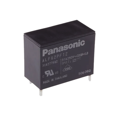 relevador de 4 pines para tarjetas impresas through hole de 12 vcc, 31 amp. relevador de 4 pines para tarjetas impresas through hole de 12 vcc, 31 amp.