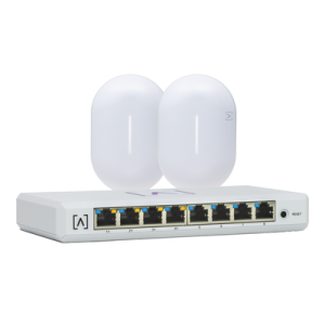 kit de lanzamiento alta labs: incluye 1 switch poe s8 poe / 2 puntos de acceso wifi 6 ap6 pro / bloqueo de contenido / administración en la nube/app gratuita / compatible con la plataforma purple