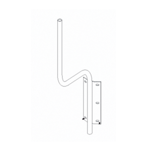 soporte para montaje en poste compatible con linea de antenas omni b