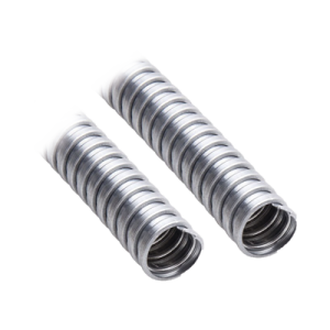 tubo flexible de 3/4" (19mm) en acero galvanizado. rollo con 50 m.