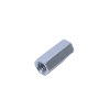 cople hexagonal roscado cuerda maquina galvanizado de 6.5 mm (1/4")