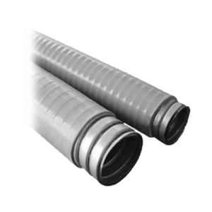 tubo flexible tipo liquidtight de 1/2" (13 mm). acero + pvc. rollo de 50 metros.
