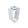 colgador tipo pera para tubería conduit de 1/2" (13 mm).