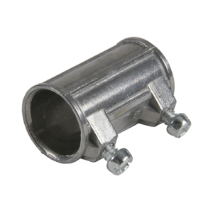 cople de 3/4" para tubo pared delgada con tornillos opresores.