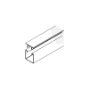 tope unicanal plano para tornillo de 3/8" ( 9.5 mm ).