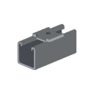 tope unicanal muesca para tornillo de 3/8" ( 9.5 mm ).