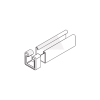 tope unicanal muesca para tornillo de 1/2" ( 13 mm ).