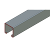 herraje cople para unicanal 4 x 4 cm de 4 perforaciones.