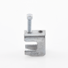 mordaza acero fija barras de 3/4", para varilla roscada de 3/8".