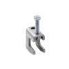 mordaza acero fija barras de 3/4", para varilla roscada de 3/8".