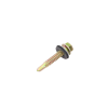 tornillo punta broca sello montado 6.5 x 38 mm (1/4" x 1 1/2") caj. c/100pz.