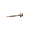 tornillo punta broca sello montado 6.5 x 50 mm (1/4" x 2") caj. c/100pz.