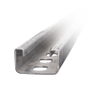 unicanal perforado 4 x 2 cm x 3 m / calibre 12 / galv. electrolítico.