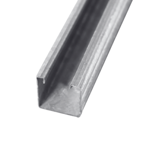 unicanal sólido 4 x 4 cm x 3 m (galvanizado en caliente).