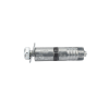 taquete expansor tipo z de 1/4" x 1 3/4" (incluye tornillo).