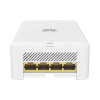 punto de acceso ekit wi fi 6 para pared / hasta 128 clientes / 2.9 gbps / 1 puerto gigabit poe in + 3 puertos lan gigabit + 1 puerto lan poe out / smart antenna 20% más cobertura / libre de licenciamiento