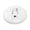 punto de acceso ekit wi fi 6 para techo o pared / 1.775 gbps / mu mimo 2x2 (2.4ghz y 5ghz) / smart antenna 20% más cobertura / hasta 128 clientes / libre de licenciamiento