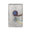 botón de salida doble con aro iluminado/ ip65 / diseño estético / temporizador y distancia ajustable / botón sin contacto y botón de contacto en uno solo