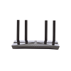 router wifi 6 ax 1500mbps / mu mimo 2x2 y ofdma / 1 puerto wan 10/100/1000 mbps / 4 puertos lan 10/100/1000 mbps / 4 antenas beamforming