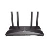 router wifi 6 doble banda ax 1800 mbps / mu mimo y ofdma / 1 puerto wan 10/100/1000 mbps / 4 puertos lan 10/100/1000 mbps / 4 potentes antenas / compatible con easymesh