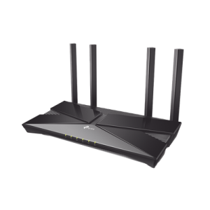 router wifi 6 doble banda ax 1800 mbps / mu mimo y ofdma / 1 puerto wan 10/100/1000 mbps / 4 puertos lan 10/100/1000 mbps / 4 potentes antenas / compatible con easymesh