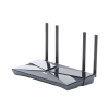 router wifi 6 doble banda ax 3000 mbps / mu mimo y ofdma / 1 puerto wan 10/100/1000 mbps / 4 puertos lan 10/100/1000 mbps / 4 potentes antenas.
