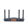 router wifi 6 doble banda ax 3000 mbps / mu mimo y ofdma / 1 puerto wan 10/100/1000 mbps / 4 puertos lan 10/100/1000 mbps / 4 potentes antenas.
