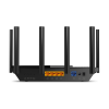 router wifi 6 doble banda / ax5400 mu mimo 4x4 y ofdma / 1 puerto wan 10/100/1000 mbps / 4 puertos lan 10/100/1000 mbps / 1 puerto usb 3.0 / 6 potentes antenas / administración app (tether) o página web / protección homeshield