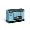 router wifi 6 doble banda / ax5400 mu mimo 4x4 y ofdma / 1 puerto wan 10/100/1000 mbps / 4 puertos lan 10/100/1000 mbps / 1 puerto usb 3.0 / 6 potentes antenas / administración app (tether) o página web / protección homeshield