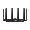 router wifi 6 triple banda ax6600 mu mimo / 1 puerto wan/lan 2.5 gbps / 1 puerto wan/lan 1gbps / 3 puertos lan 1gbps / 2 puerto usb 3.0 / onemesh ™ / adminitración app (tether) o página web / protección homeshield