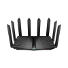 router wifi 6 triple banda ax6600 mu mimo / 1 puerto wan/lan 2.5 gbps / 1 puerto wan/lan 1gbps / 3 puertos lan 1gbps / 2 puerto usb 3.0 / onemesh ™ / adminitración app (tether) o página web / protección homeshield