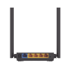 router inalámbrico doble banda ac, 2.4 ghz y 5 ghz hasta 1200 mbps, 4 antenas externas omnidireccional, 4 puertos lan 10/100 mbps, 1 puerto wan 10/100 mbps, versión 6