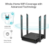 router inalámbrico ac 1200 / doble banda mu mimo / 1 puerto wan 10/100/1000 mbps / 4 puertos lan 10/100/1000 mbps / compatible con easymesh / administración web o app tether