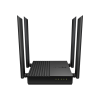router inalámbrico ac 1200 / doble banda mu mimo / 1 puerto wan 10/100/1000 mbps / 4 puertos lan 10/100/1000 mbps / compatible con easymesh / administración web o app tether