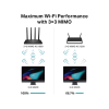 router inalámbrico wifi 5 ac / wave 2 mu mimo 3x3 1900 mbps / doble banda 2.4 y 5 ghz / 1 puerto wan 10/100/1000 mbps / 4 puertos lan 10/100/1000 mbps / tecnología smart connect / compatible con easymesh