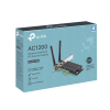 adaptador pci inalámbrico doble banda ac 1200 mbps / antena de alta ganancia / tecnología mu mumo 2x2 / soporte de perfil bajo y altura completa