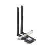 adaptador pcie inalámbrico doble banda ac 1200 mbps / antena de alta ganancia / tecnología mu mumo 2x2 / soporte de perfil bajo y altura completa / bluetooth 4.2