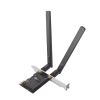 adaptador pcie inalámbrico doble banda ax1800 mbps / seguridad inalámbrica wpa3 /antena de alta ganancia / tecnología mu mumo 2x2 / soporte de perfil bajo y altura completa / bluetooth 5.2