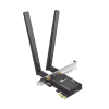 adaptador pcie inalámbrico doble banda ax3000 mbps / seguridad inalámbrica wpa3 /antena de alta ganancia / tecnología mu mumo 2x2 / soporte de perfil bajo y altura completa / bluetooth 5.2