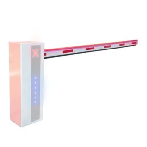 brazo recto de aluminio, 5 metros con iluminación led, compatible con barrera vehicular liftproxp