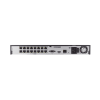 nvr 16 canales grabacion hasta 8mp / h.265 / p2p wisenet / 16 puertos poe plug and play / 80 mbps para grabacion.